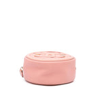 Pink Leather Chanel Crossbody Bag
