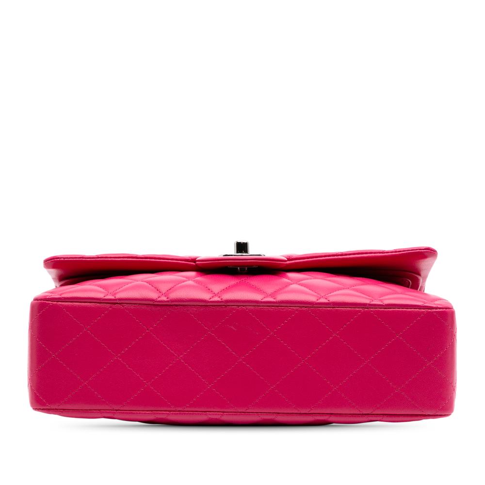 Pink Leather Chanel Flap Bag
