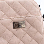 Pink Leather Chanel Crossbody Bag