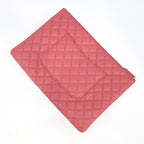 Pink Leather Chanel Clutch