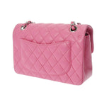 Pink Leather Chanel Flap Bag