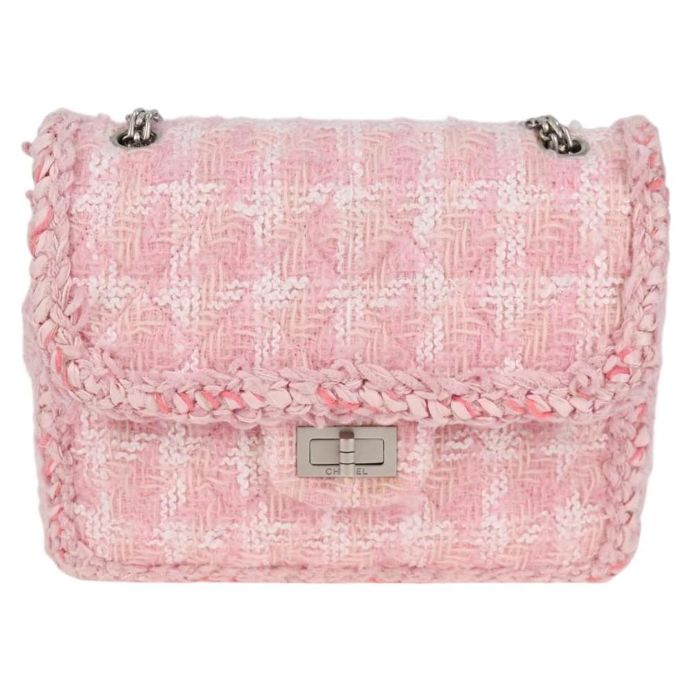 Pink Leather Chanel Shoulder Bag