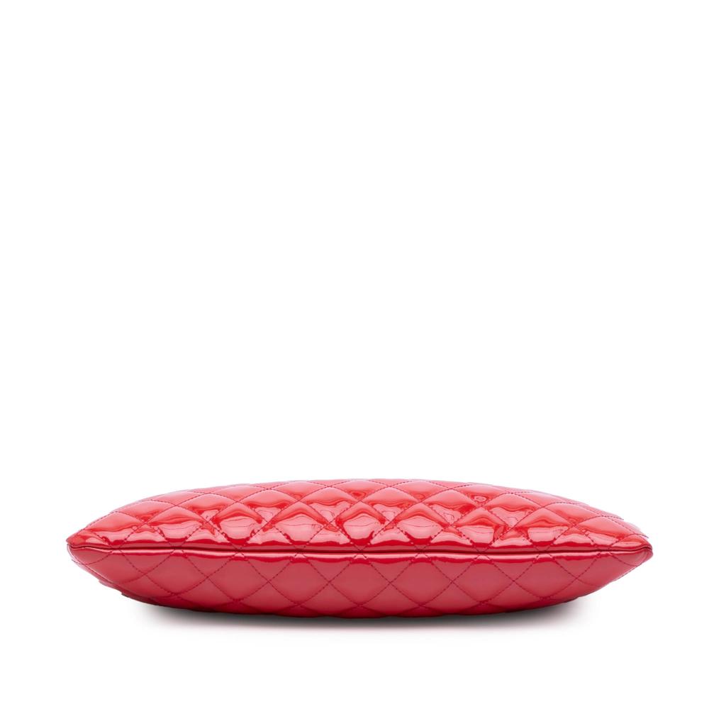 Pink Leather Chanel Clutch