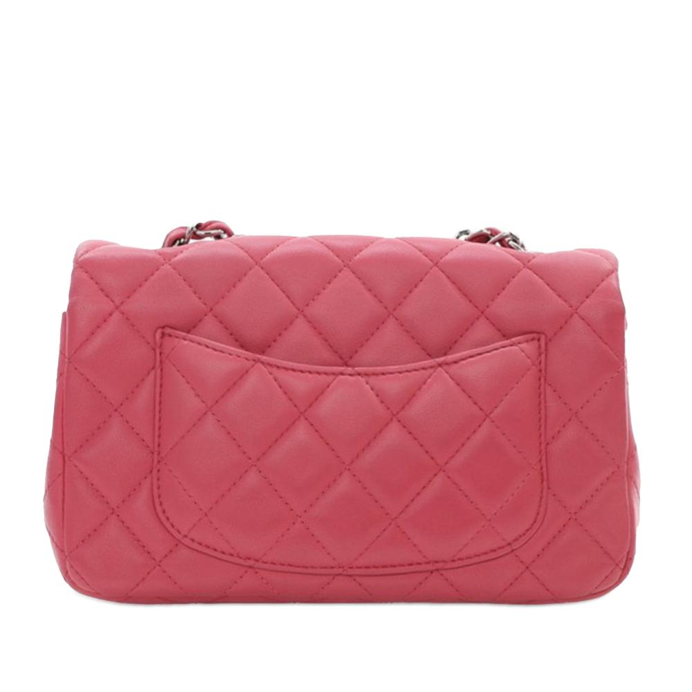 Pink Leather Chanel Flap Bag
