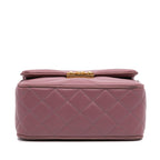 Pink Leather Chanel Crossbody Bag