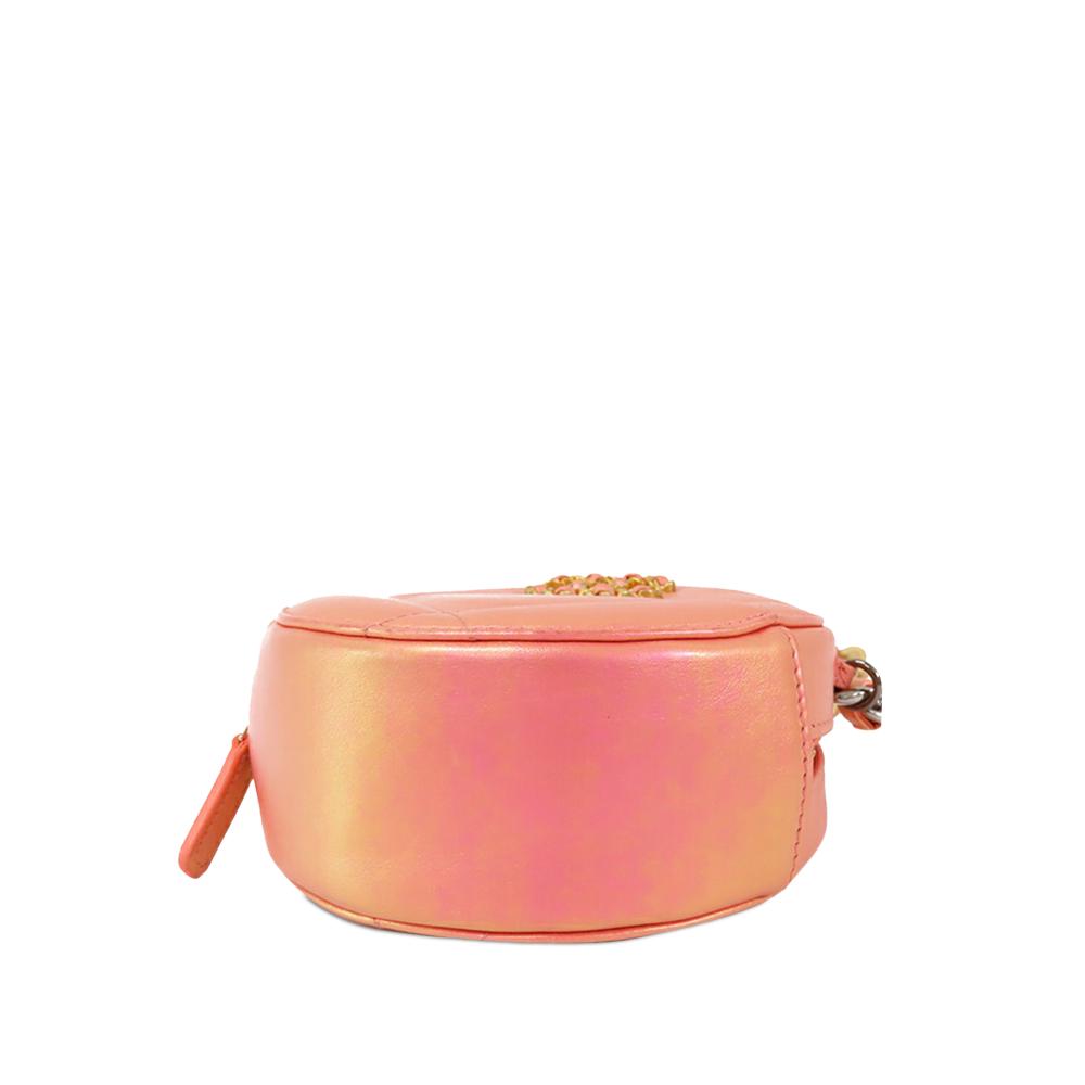 Pink Leather Chanel Clutch