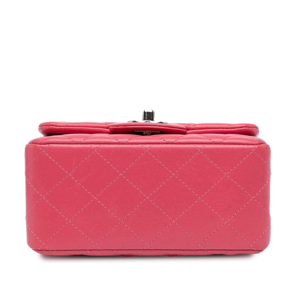 Pink Leather Chanel Flap Bag