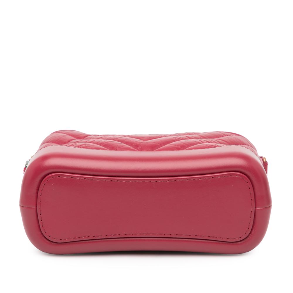 Pink Leather Chanel Crossbody Bag