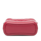 Pink Leather Chanel Crossbody Bag