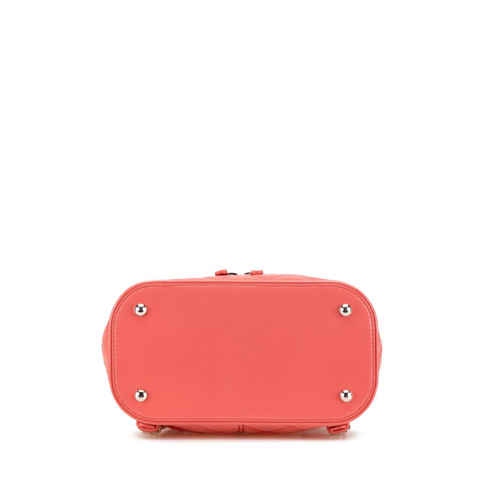 Pink Leather Chanel Backpack