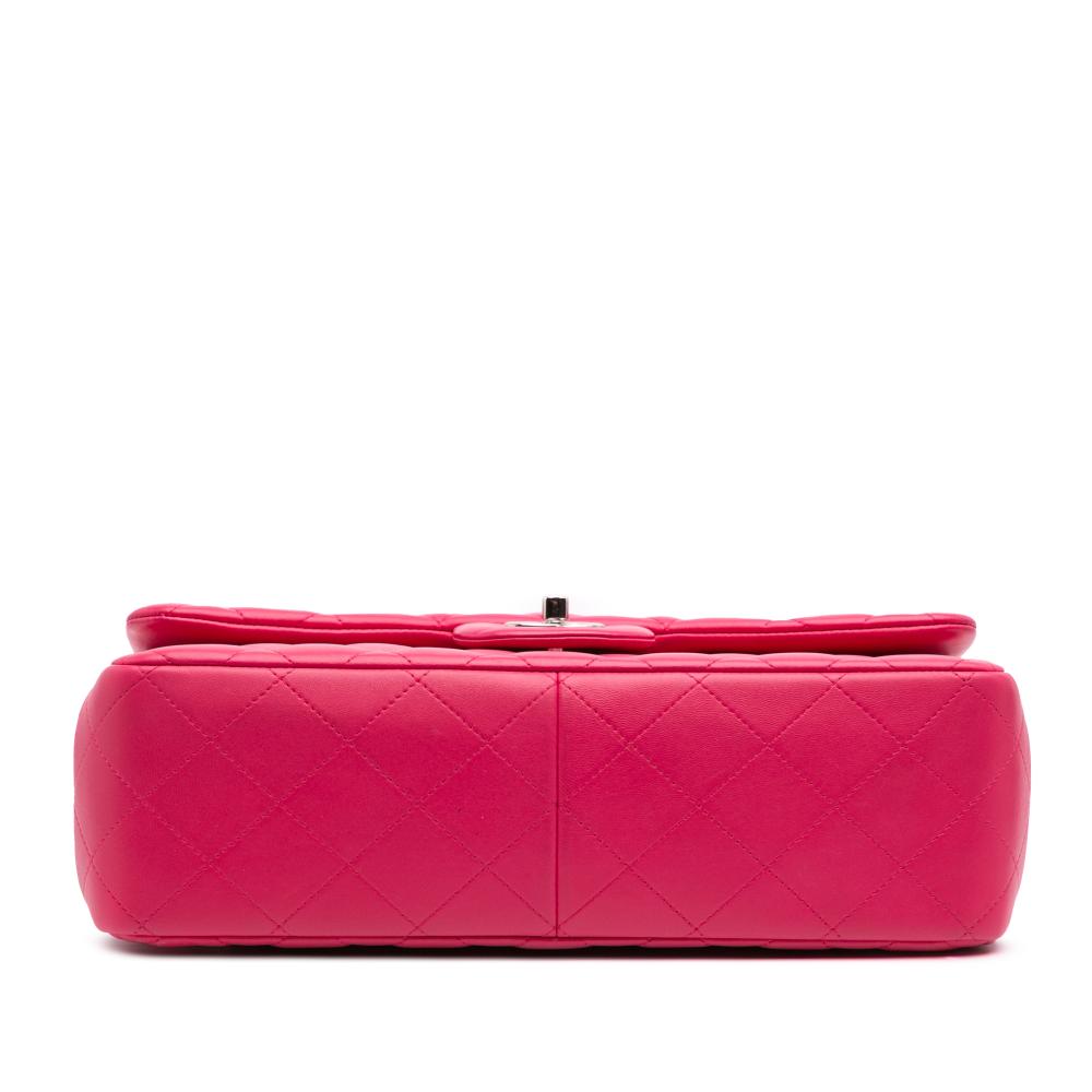 Pink Leather Chanel Flap Bag