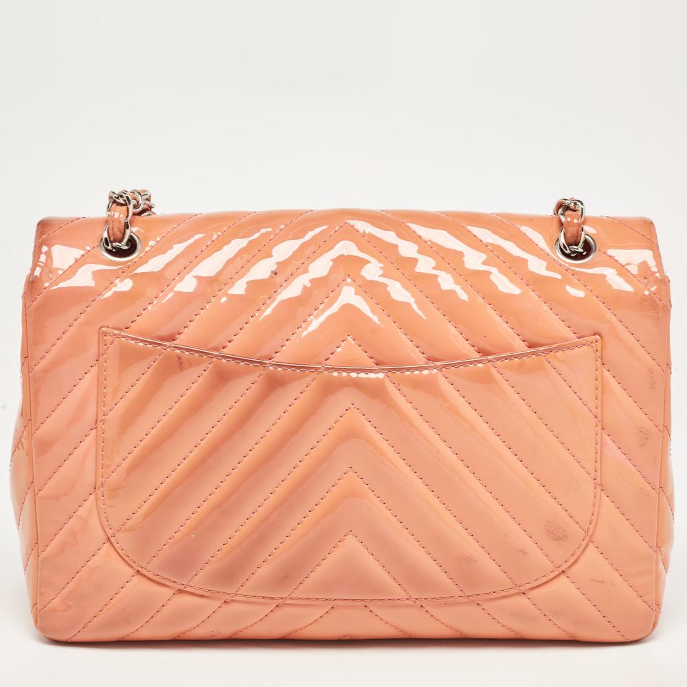 Pink Leather Chanel Flap Bag