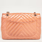 Pink Leather Chanel Flap Bag