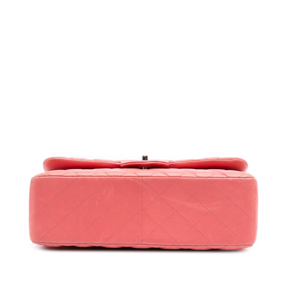 Pink Leather Chanel Flap Bag