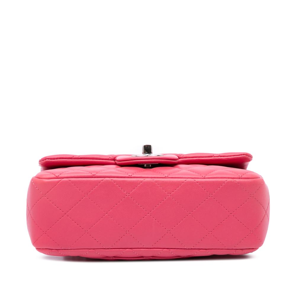 Pink Leather Chanel Flap Bag