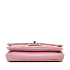 Pink Leather Chanel Flap Bag