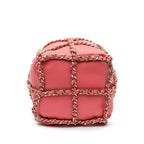 Pink Leather Chanel Bucket Bag