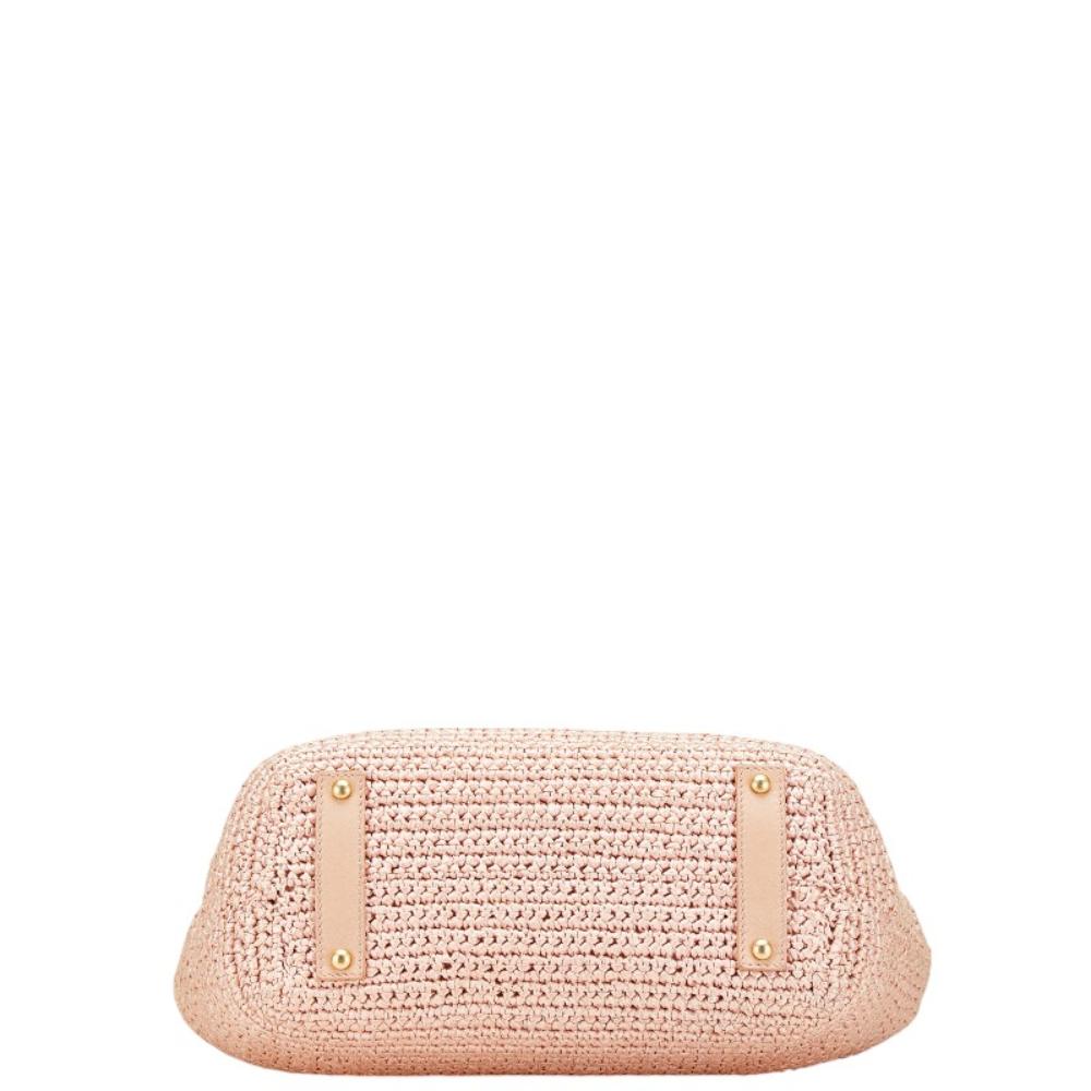 Pink Leather Chanel Tote