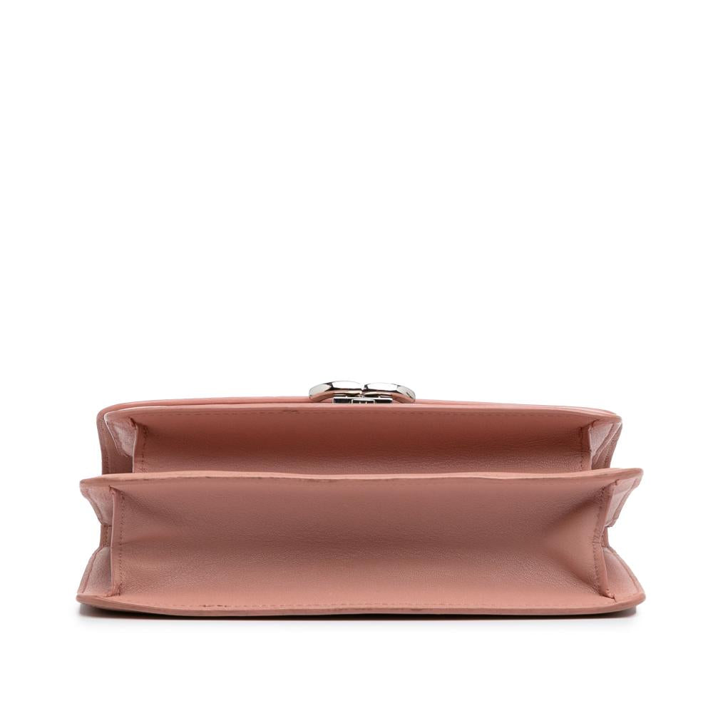 Pink Leather Chanel Flap Bag