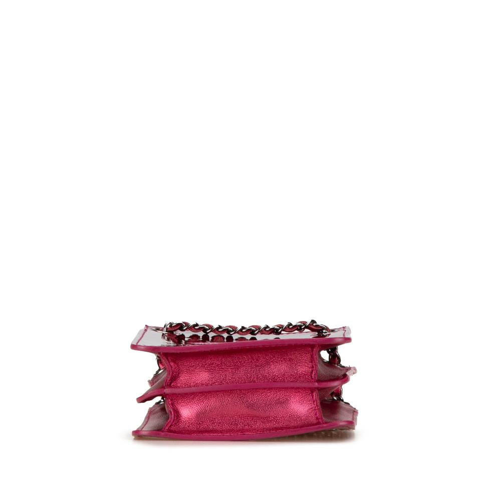 Pink Leather Chanel Crossbody Bag