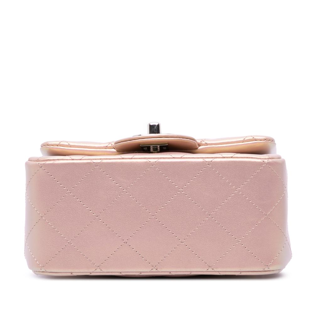 Pink Leather Chanel Flap Bag
