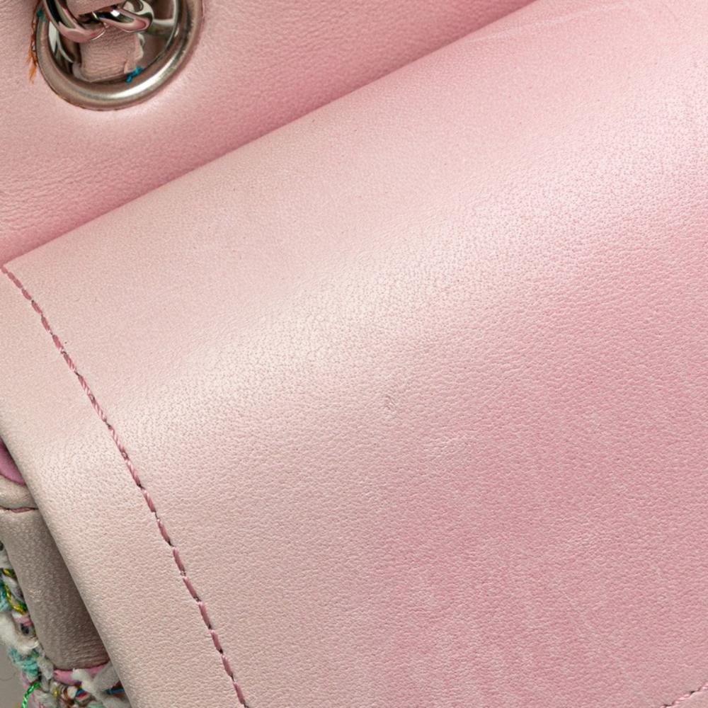 Pink Leather Chanel Crossbody Bag