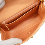 Pink Leather Chanel Shoulder Bag