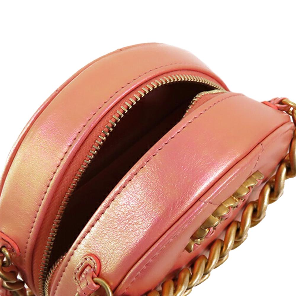 Pink Leather Chanel Clutch