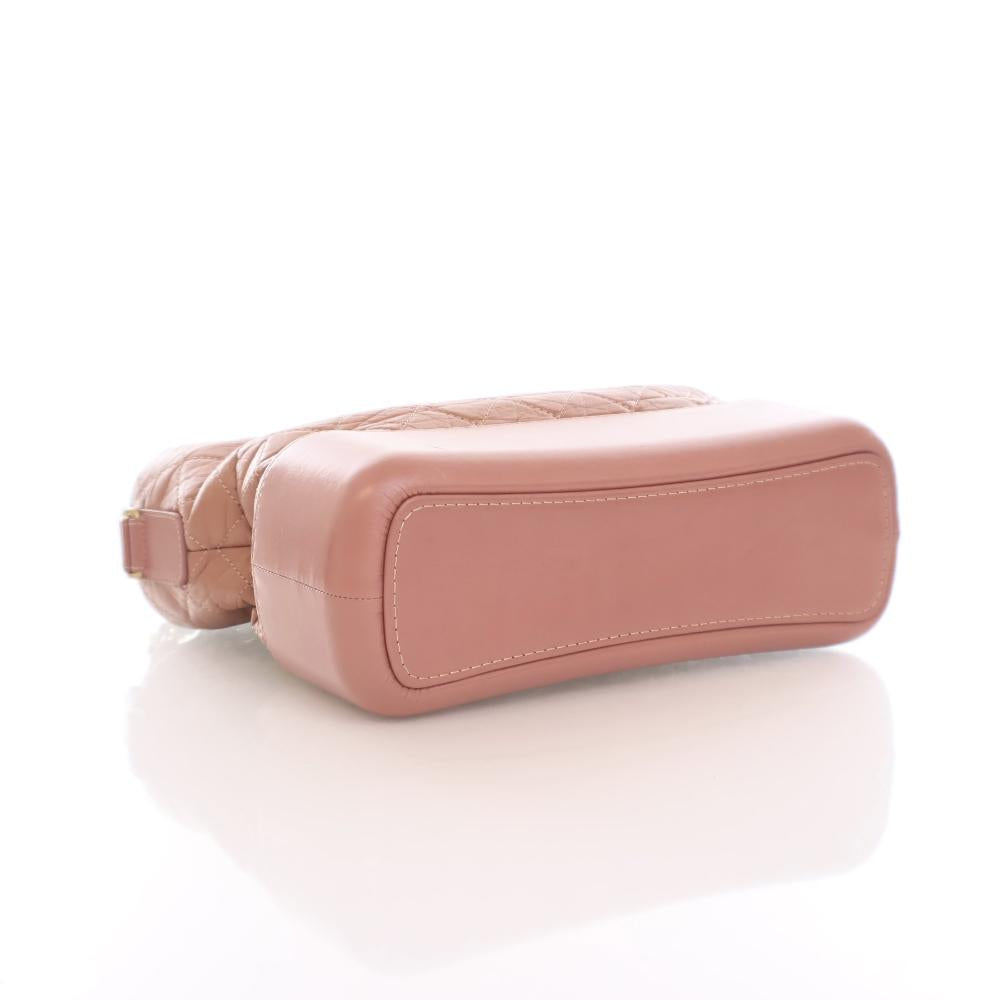 Pink Leather Chanel Crossbody Bag