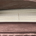 Pink Leather Chanel Wallet On Chain