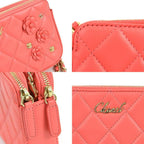 Pink Leather Chanel Crossbody Bag