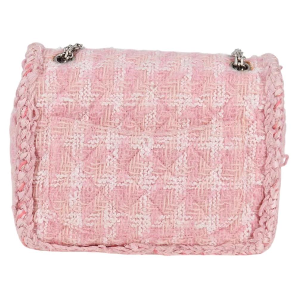 Pink Leather Chanel Shoulder Bag