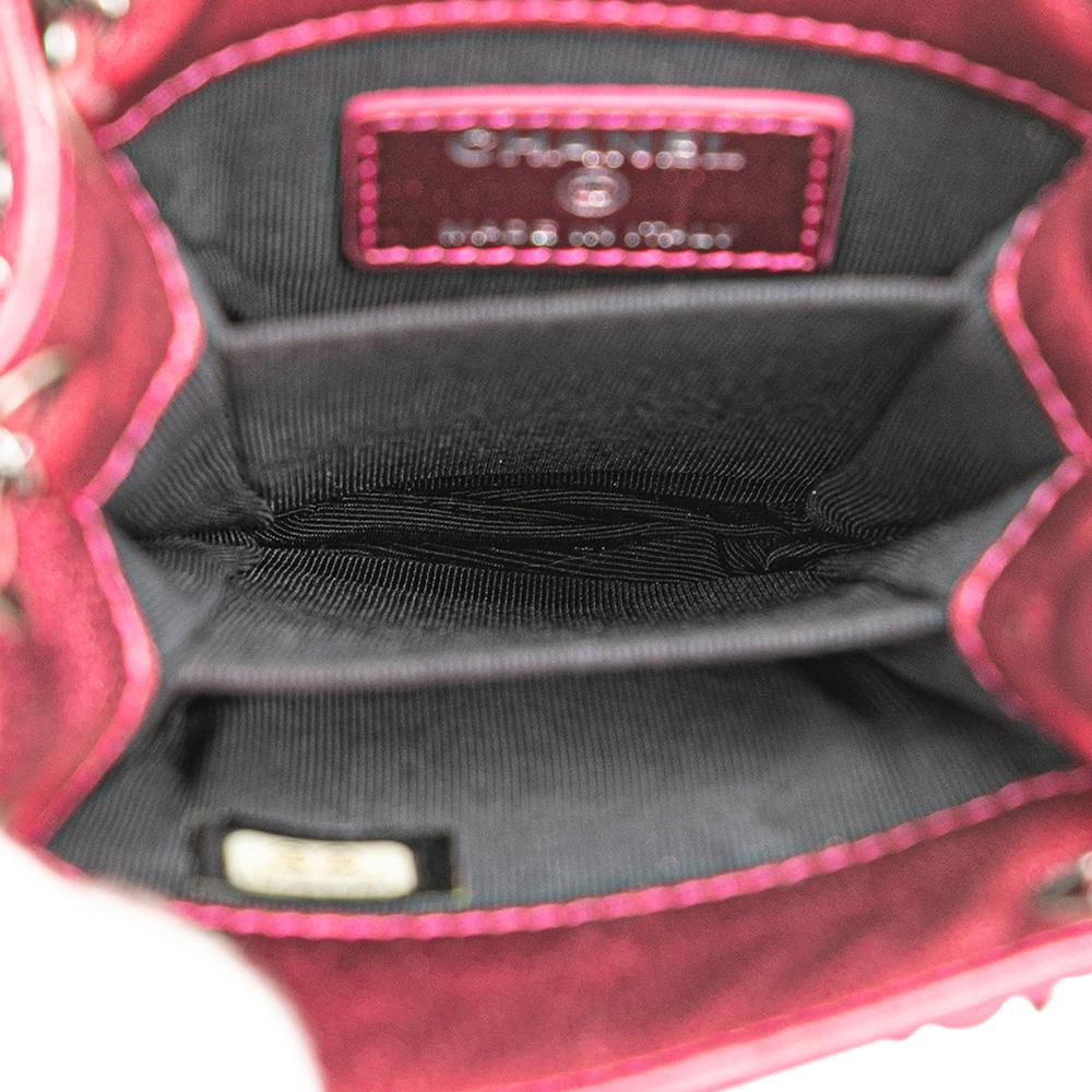 Pink Leather Chanel Crossbody Bag