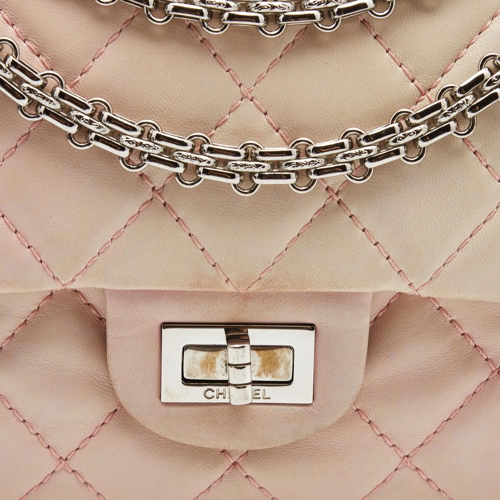 Pink Leather Chanel Flap Bag