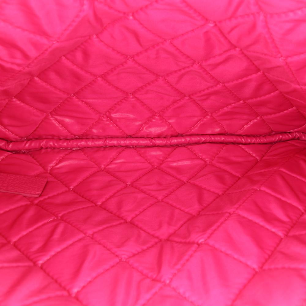 Pink Leather Chanel Clutch