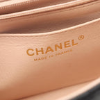 Pink Leather Chanel Crossbody Bag