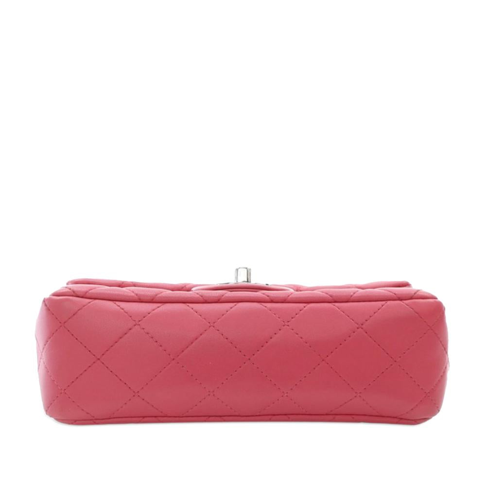 Pink Leather Chanel Flap Bag