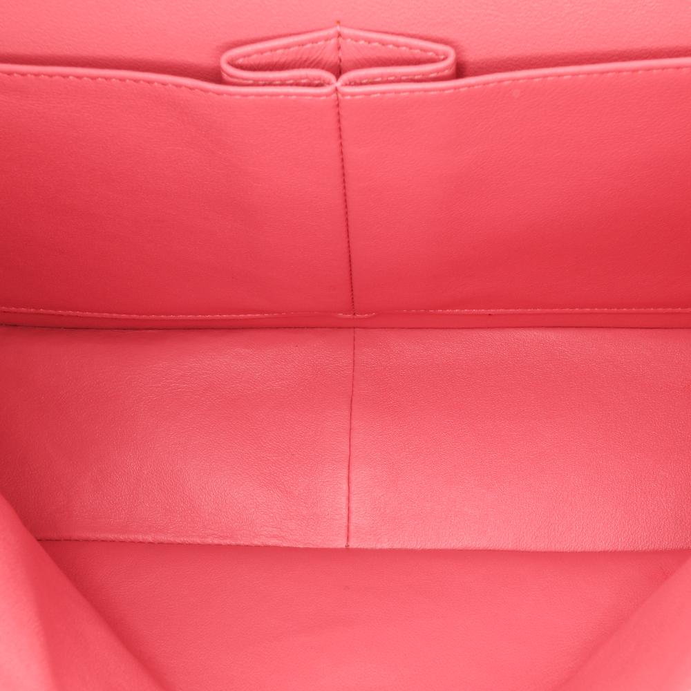 Pink Leather Chanel Flap Bag