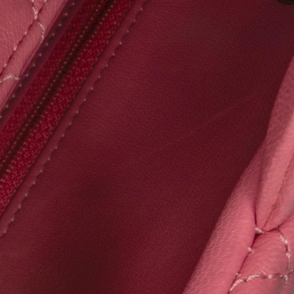 Pink Leather Chanel Flap Bag