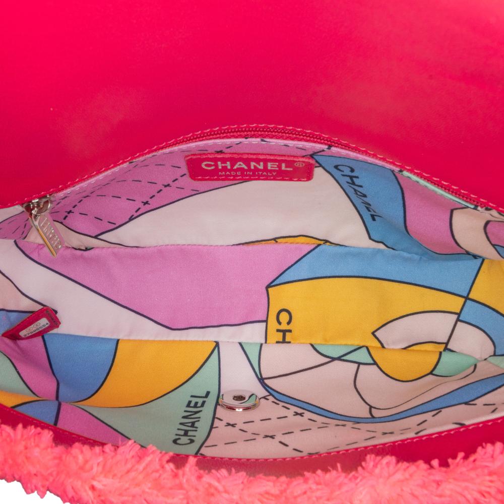 Pink Leather Chanel Flap Bag