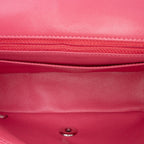 Pink Leather Chanel Flap Bag
