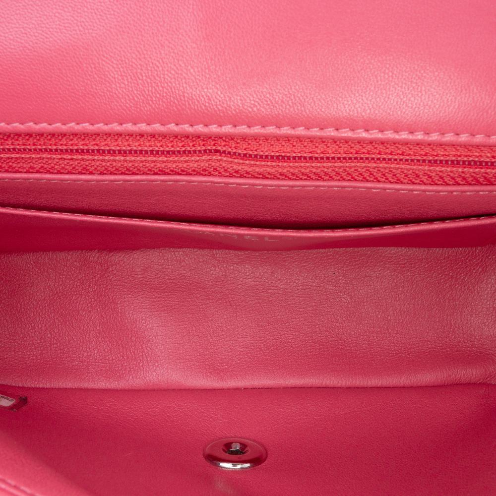 Pink Leather Chanel Flap Bag