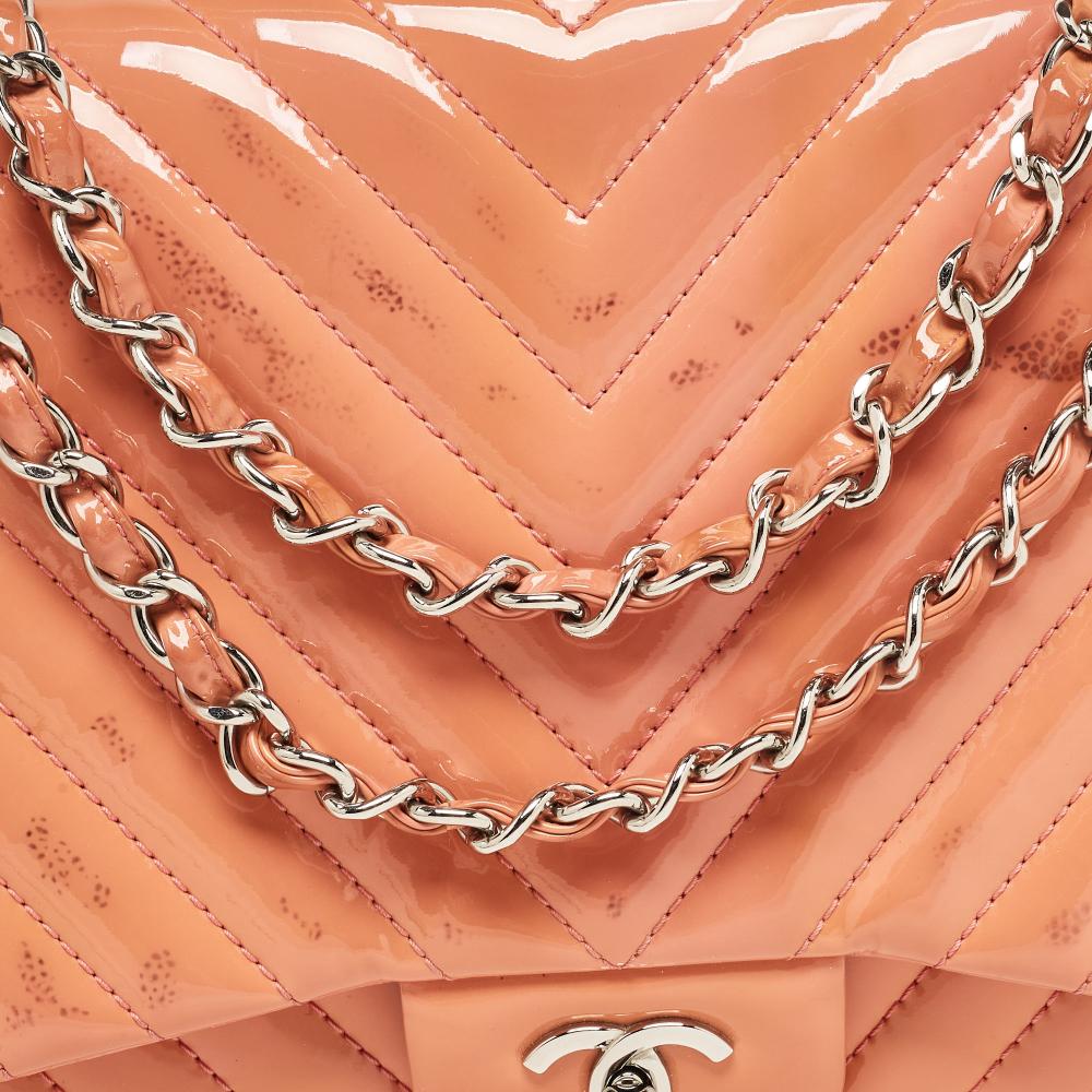 Pink Leather Chanel Flap Bag