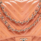 Pink Leather Chanel Flap Bag