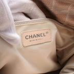 Pink Leather Chanel Travel Line