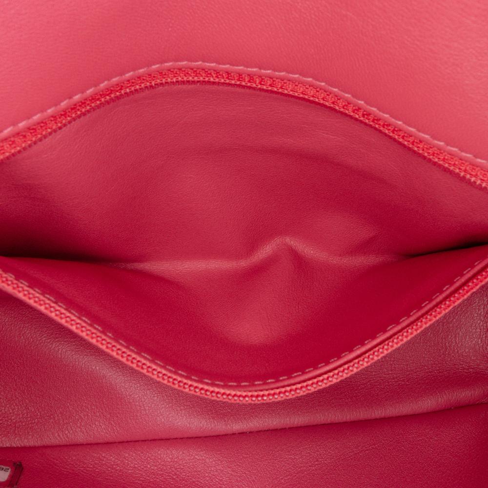 Pink Leather Chanel Flap Bag