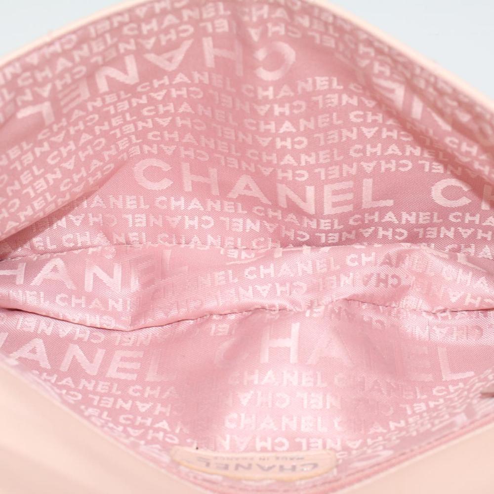 Pink Leather Chanel Shoulder Bag