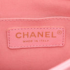 Pink Leather Chanel Backpack