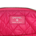 Pink Leather Chanel Clutch