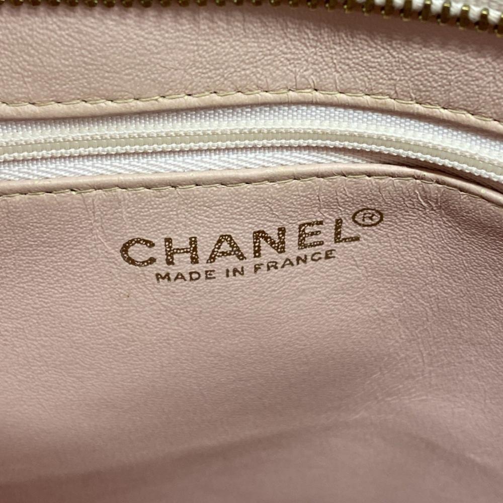 Pink Leather Chanel Tote